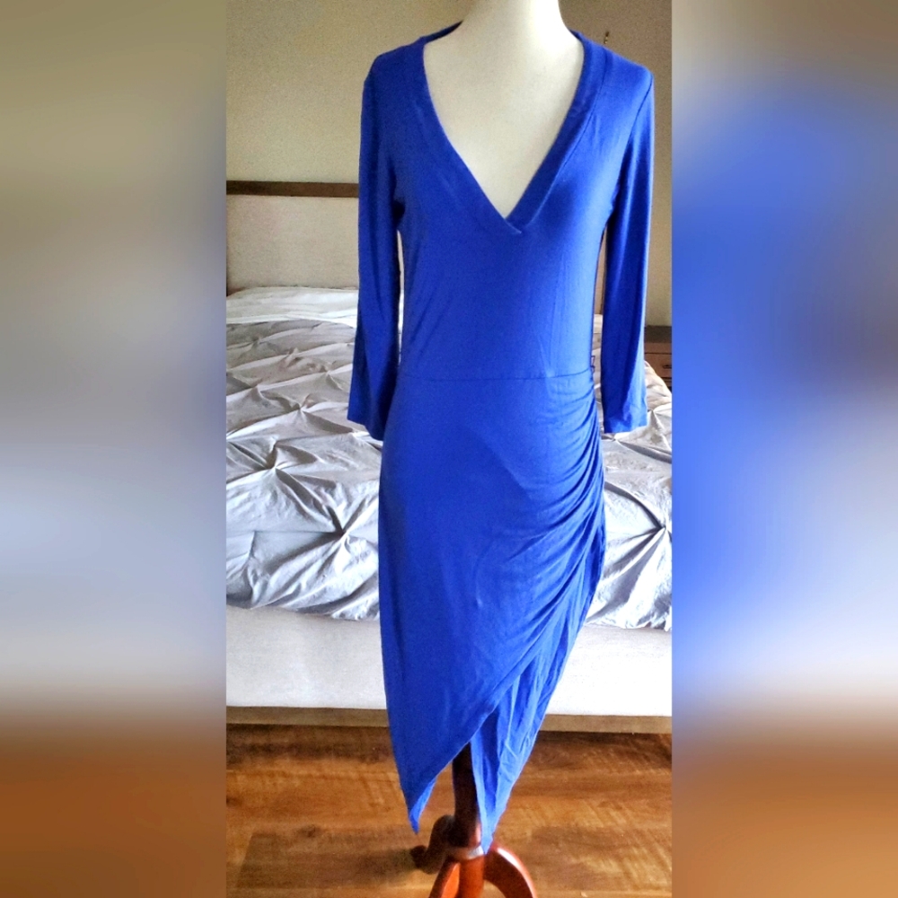 BEBE blue dress, Size M